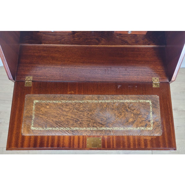 Vintage Desk in Mahogany, 1960 For Sale - Image 10 of 18