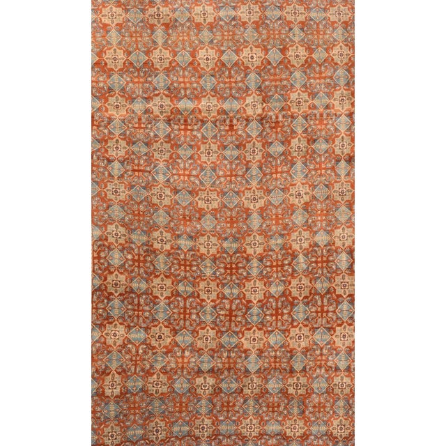 Traditional Antique Tabriz Rug 6'9'' x 10'3'' For Sale - Image 3 of 3