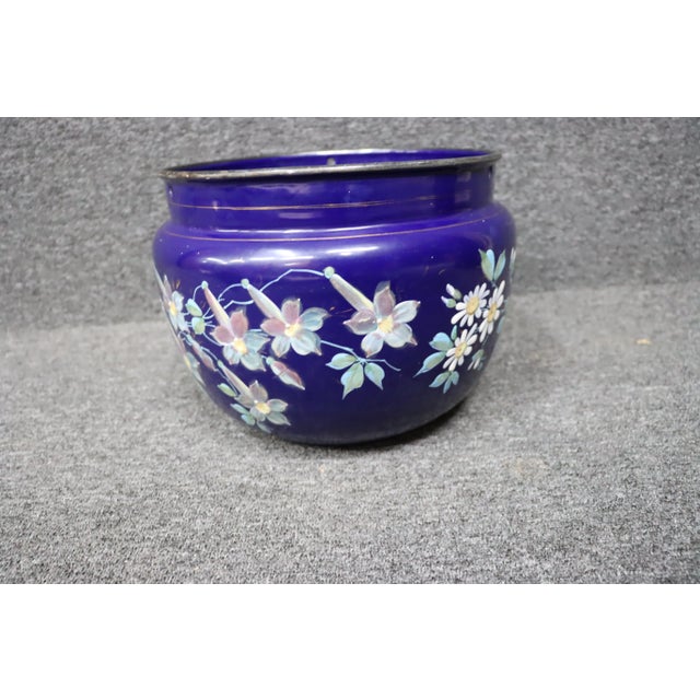 Traditional Otto Wicke Leading Pharmacists Enamel Jardiniere For Sale - Image 3 of 7