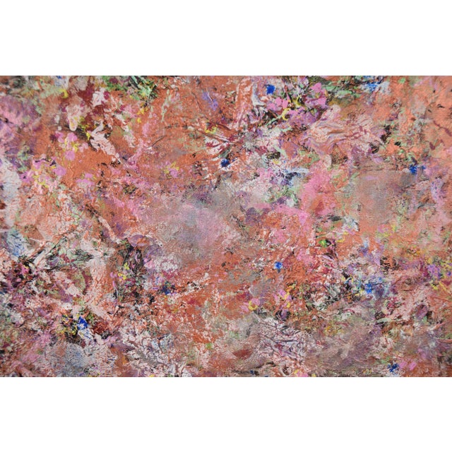 Abstract Magenta Masterpiece - Original Abstract on Canvas by Judith W Winslow For Sale - Image 3 of 5