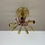 1950s Italian Brass Theatre Ceiling Light in the style of Stilnovo, Italy, 1950s For Sale - Image 5 of 17