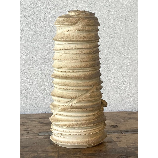 Vintage Original Studio Pottery Vase For Sale - Image 10 of 12