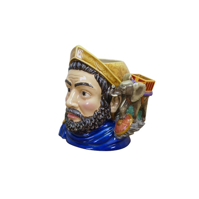 Realism Royal Doulton English Traditional Hannibal Great Military Leaders Toby Character Jug For Sale - Image 3 of 12