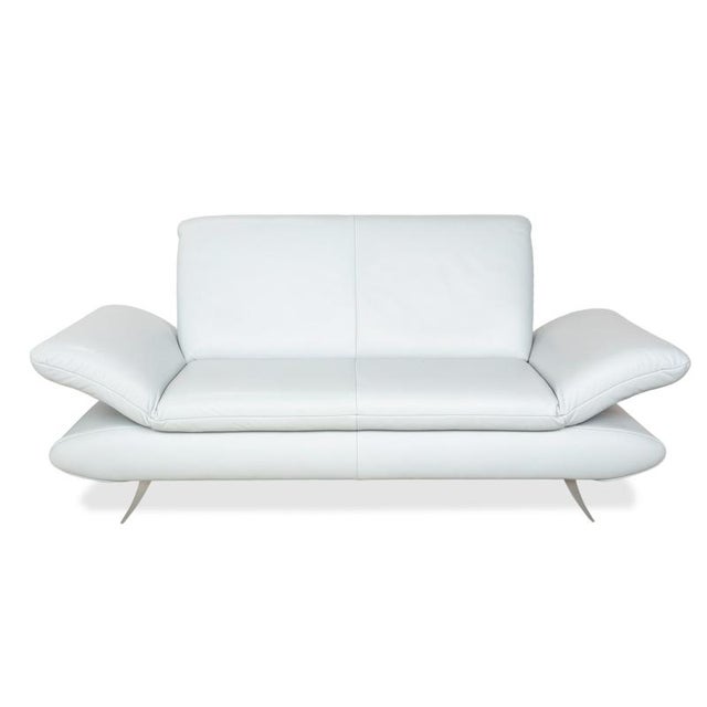 Rossini 2-Seater Sofa and Armchair in Light Blue Fabric from Koinor, Set of 2 For Sale - Image 14 of 18