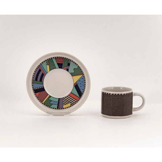 Scenario Metropol Tea and Coffee Cup with Saucer from Rosenthal, 1990, Set of 2 For Sale - Image 9 of 9