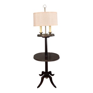 1990s Neoclassical Frederick Cooper Candlestick Lamp Table For Sale