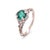 2020s James Allen 18ct White Gold Emerald & Diamond Ring 1.47ct 4.19g, Size 8.75 For Sale - Image 5 of 7