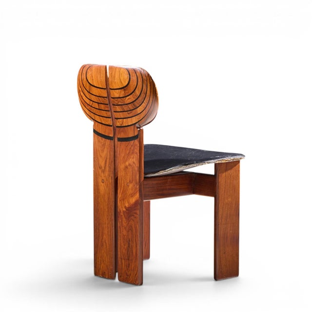 Afra & Tobia Scarpa for Maxalto Africa Mid Century Chairs - Pair For Sale - Image 11 of 13