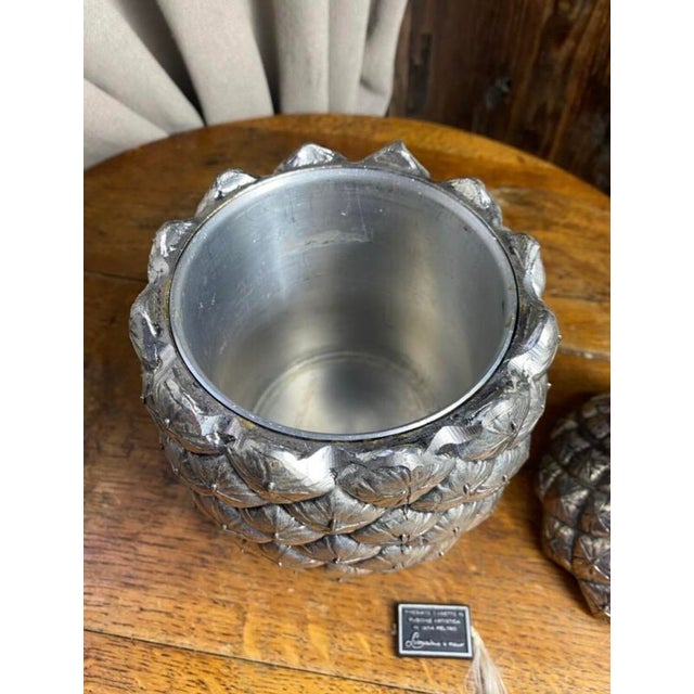1960s Pineapple Ice Bucket by Mauro Manetti for Fonderia d'Arte, 1960 For Sale - Image 5 of 18