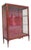Mahogany Display Cabinet with Marble Top, 1920s For Sale