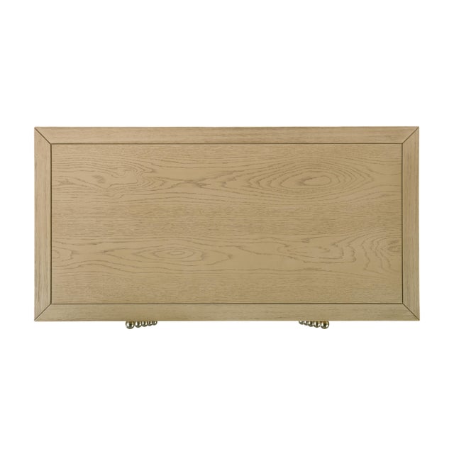 Camel Nora 36 in. W Rectangular Wood 5 Drawer Tall Dresser, Light Oak For Sale - Image 8 of 9