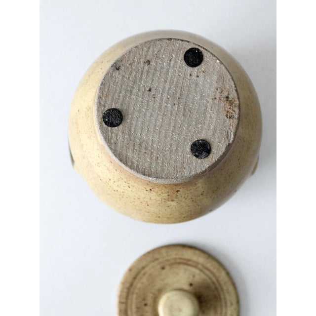 Vintage Studio Pottery Jar For Sale - Image 11 of 11