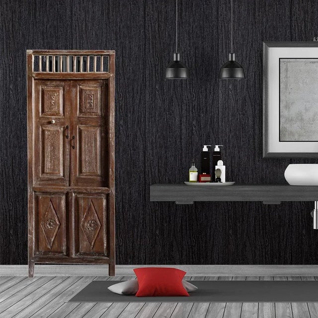 Handcarved Original Vintage Doors, Whitewash, Exterior, Garden Door, Antique Indian Carved Teak Wood Door, Old World Syle...