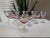 Art Deco Tiffin Franciscan Pink Wisteria Stemware Glasses With Silver Rims - 11 Pieces For Sale - Image 3 of 13