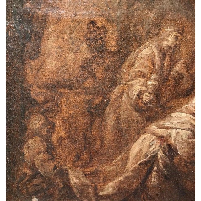 Giuseppe Nuvolone, Adoration of the Magi, Oil on Paper Applied to Canvas, 17th Century, Framed For Sale - Image 3 of 7