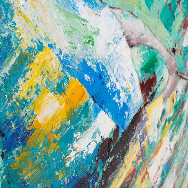 Kenneth Ludwig Chicago Swing and a Home Run Original Painting For Sale - Image 4 of 7