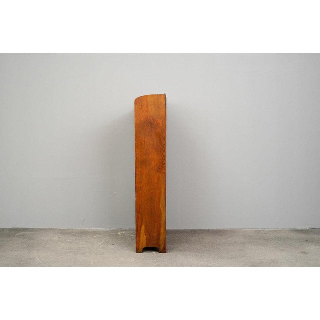 Small 20th Century Art Nouveau Bookcase in Oak For Sale - Image 5 of 18