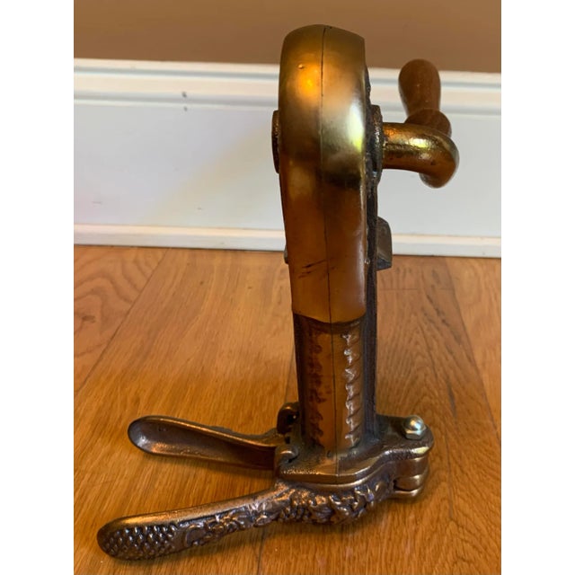 Traditional Vintage Brass Counter Corkscrew by Bacchus For Sale - Image 3 of 7