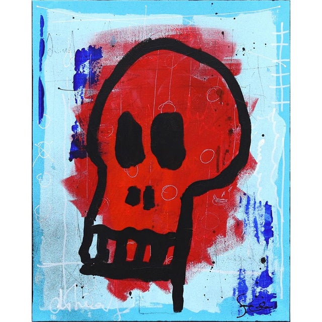 "Whatever 3" Contemporary Abstract Mixed-Media Painting by Soren Grau For Sale