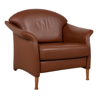 Club Chair in Leather from Walter Knoll For Sale