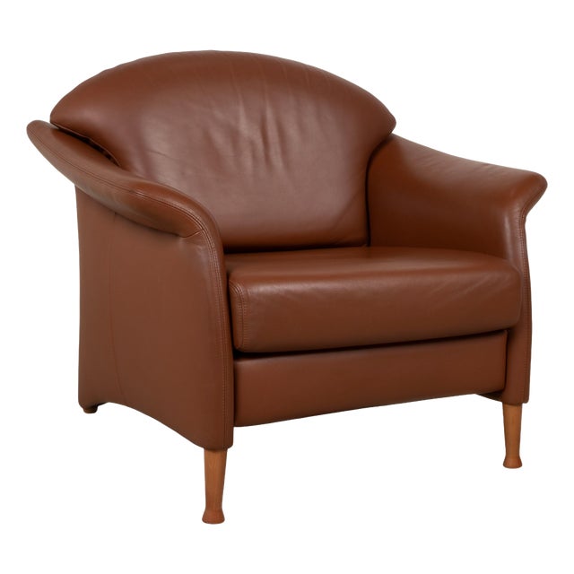 Club Chair in Leather from Walter Knoll For Sale