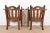 Stickley Brothers Style Antique Mission Oak Arts & Crafts Cube Club Chairs, Pair For Sale - Image 11 of 12