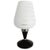 Metal Mid-Century Danish Table Lamp in Opaline and Teak, 1960s For Sale - Image 7 of 7