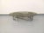 Vintage Oval Coffee Table in Smoked Glass and Chrome Metal from the 1970s For Sale - Image 8 of 17