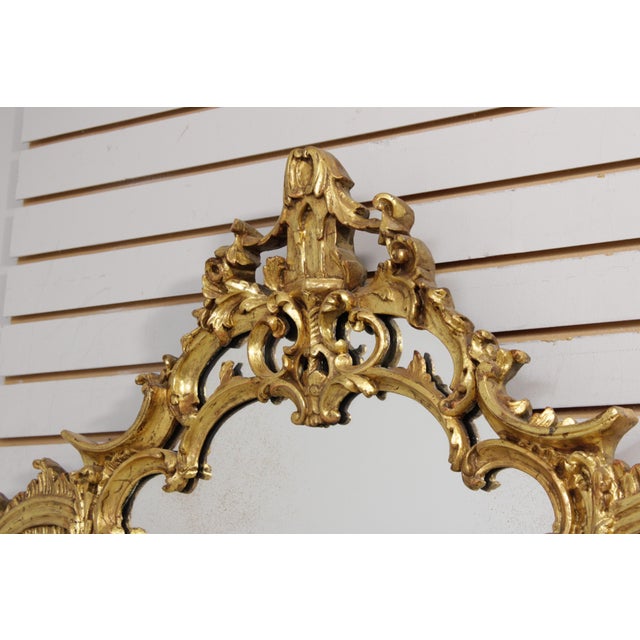 Friedman Brothers Friedman Brothers Attributed 3 Panel Gold Frame Mirror For Sale - Image 4 of 16