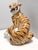 1950s Large Vintage Hand Painted Ceramic Roaring Tiger, 1950s For Sale - Image 5 of 13