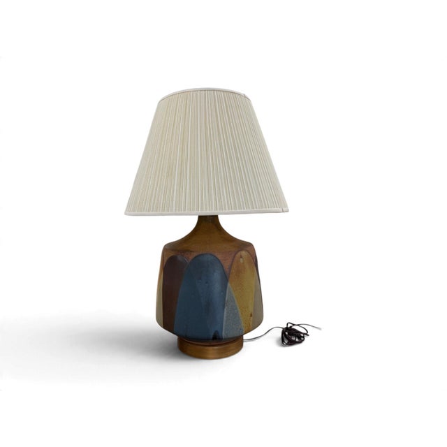 Mid-Century Modern David Cressey Terracotta Table Lamp For Sale - Image 3 of 13