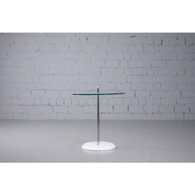 Vico Magistretti Vintage Round Side Table by Vico Magistretti for Cattelan, 1980s For Sale - Image 4 of 10