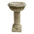 English Garden Stone Planter or Urn on Pedestal Stand in the Medieval Style For Sale