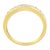 14KT Yellow Gold Diamond Channel Band Ring (1 cttw, H-I Color, SI2-I1 Clarity), Size 5 For Sale - Image 4 of 8