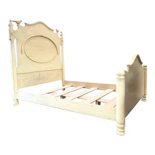 Country Princess Rustic Shabby Chic Full Size Bed With Good Luck Birds Princess Bed For Sale