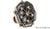 Rococo Mid 20th Century 14k (585) Yellow Gold - Golden Onyx Stone and Pearl Earring, 5.1 Gram, Pair For Sale - Image 3 of 10