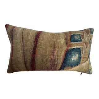 17th Century Flemish Handwoven Tapestry Pillow For Sale