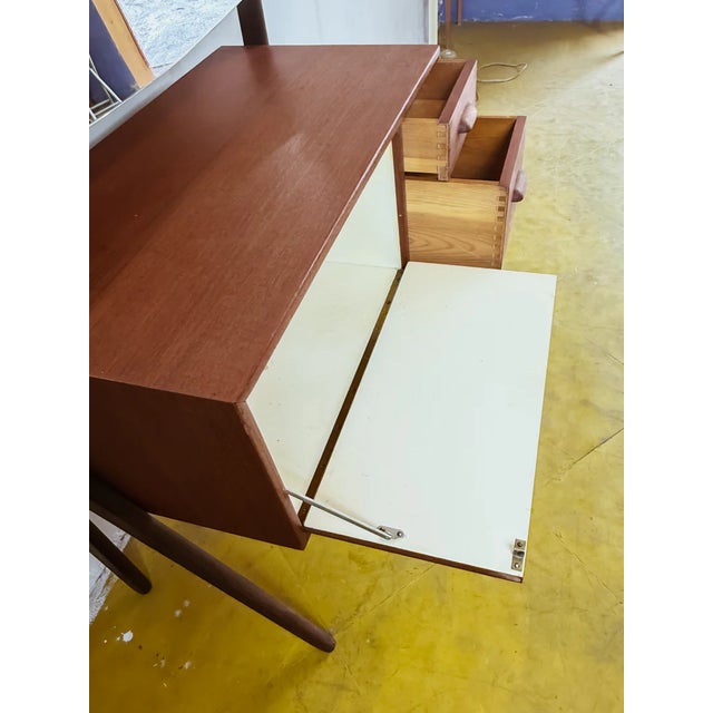 Wood Vintage Danish Design Dressing Table, 1950s For Sale - Image 7 of 10