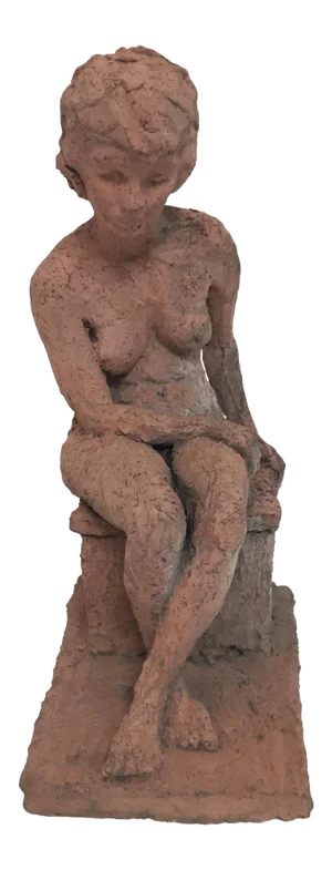Female Nude Concrete Sculpture