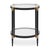 Black Chadid Round Glass Side Table For Sale - Image 8 of 8