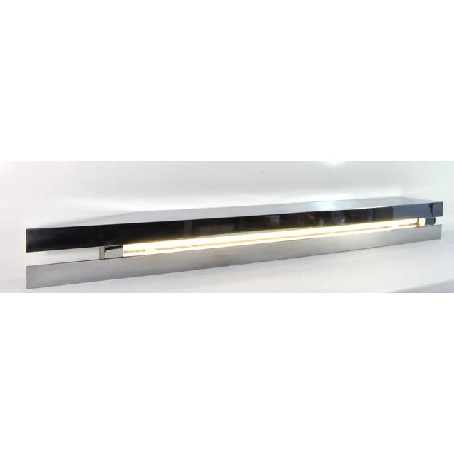 Silver Italian Corner Floor Lamp by Angelo Cortesi and Sergio Charatta-Cattò, 1968 For Sale - Image 8 of 11