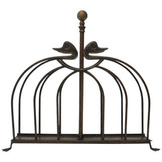 Magazine Holder Ducks Motif For Sale