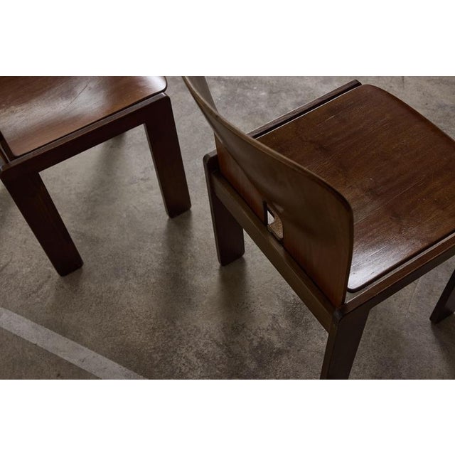 Wood Vintage 121 Chairs by Afra & Tobia Scarpa for Cassina, 1965, Set of 2 For Sale - Image 7 of 11