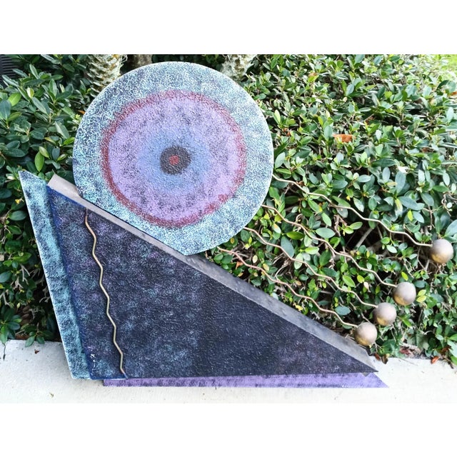 1993 Postmodern Wall Sculpture by Curtis Jere Signed For Sale - Image 9 of 11