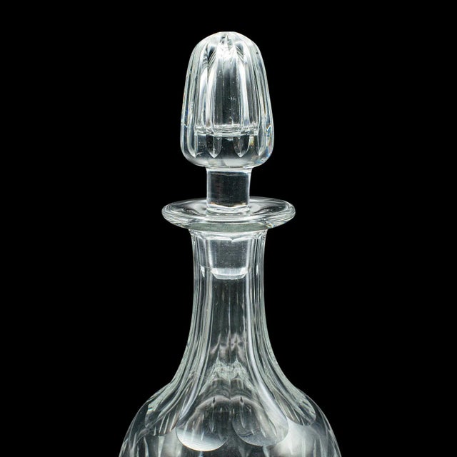 Vintage Port Decanter, English, Cut Glass, Liqueur, Spirit Vessel, Circa 1950 For Sale - Image 9 of 10