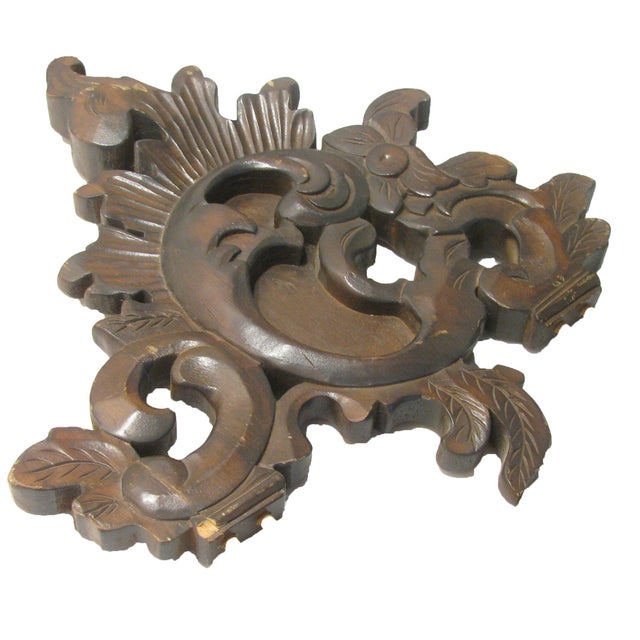 French Carved Wood Architectural Salvage Chairish