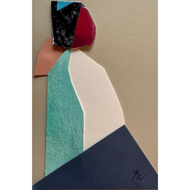 "Superbloom 3" Original Mixed-Media Collage on Paper by Zac Woodiel For Sale - Image 4 of 9