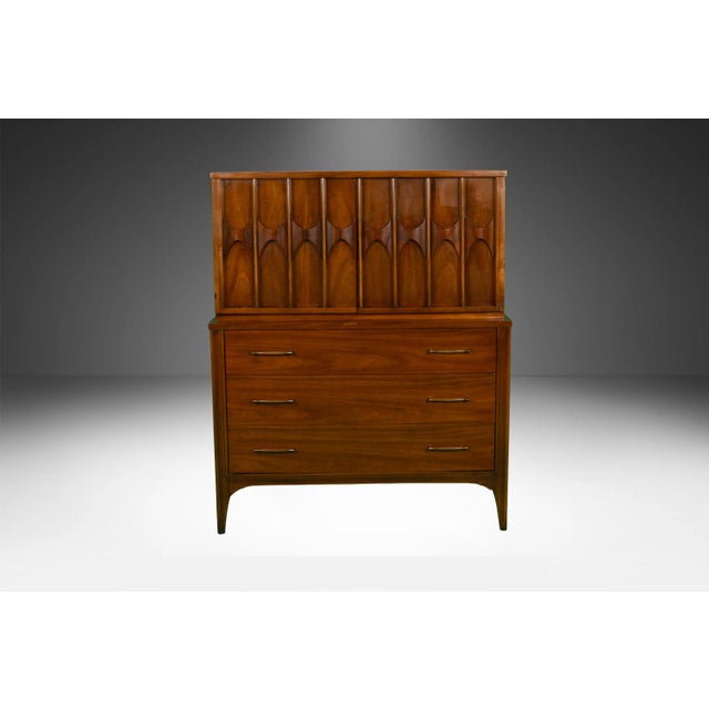 Mid Century Kent Coffey Perspecta Highboy Dresser For Sale - Image 10 of 15