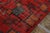 Rug & Kilim 1960s Vintage Mid-Century Modern Rug in Red and Black, Distressed Deco Pattern For Sale - Image 4 of 8