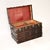 A wonderful large antique pine travel trunk / storage chest, made in England and dating from around the 1900-1910 period....